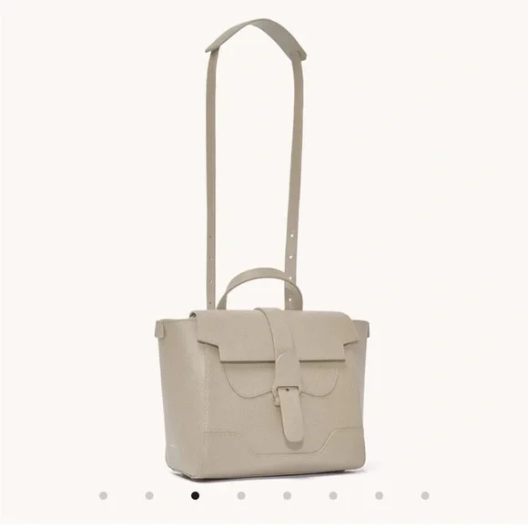 NWT Senreve Midi Maestra in Pebbled Sand Silver - Picture 4 of 8